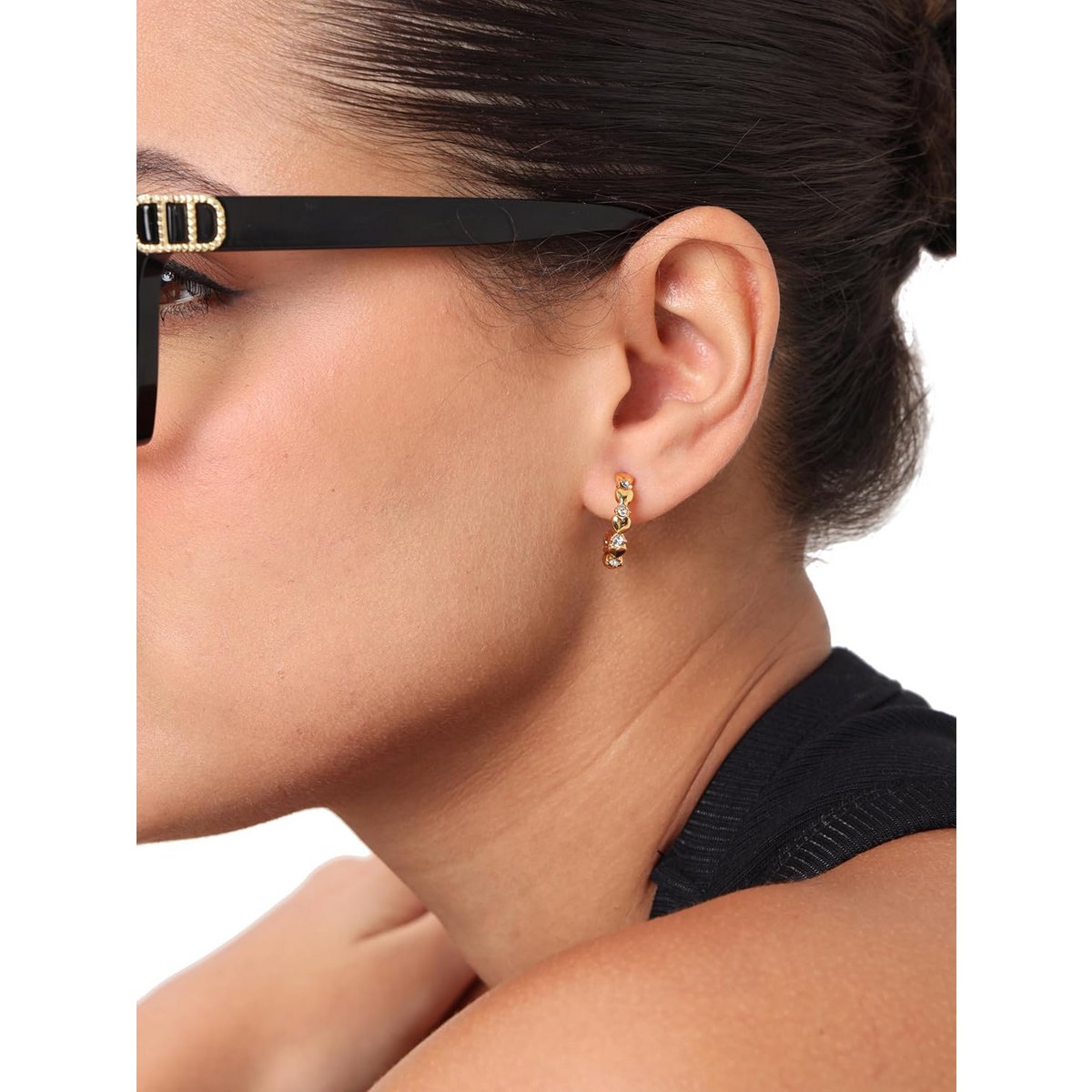 Set di gioielli | Orecchino placcato 14K ipoallergenico | Oro