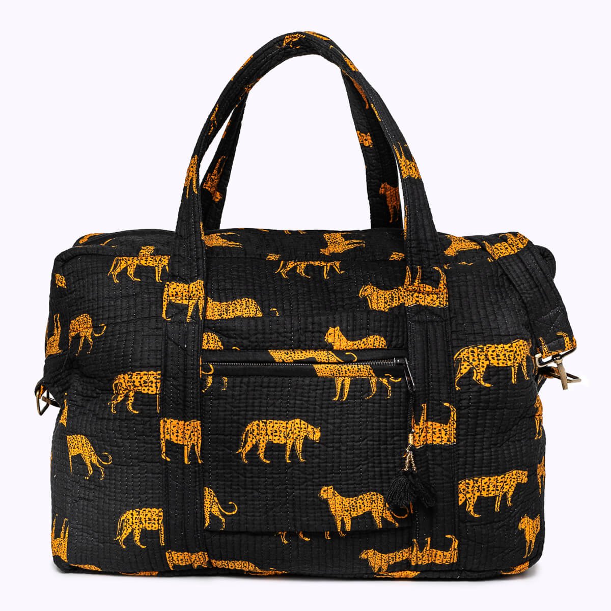 Stor "sort leopard" rejsetaske