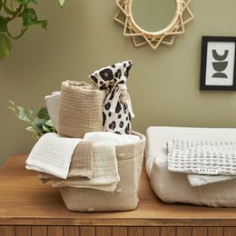 Hydrophilic cloths pre-washed Offwhite/Soft Sand/Taupe 20x17cm - 3-Pack
