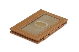 Portafoglio Essenziale ID Window Cognac Marrone