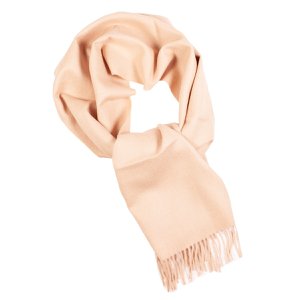 Alpaca wool beige scarf