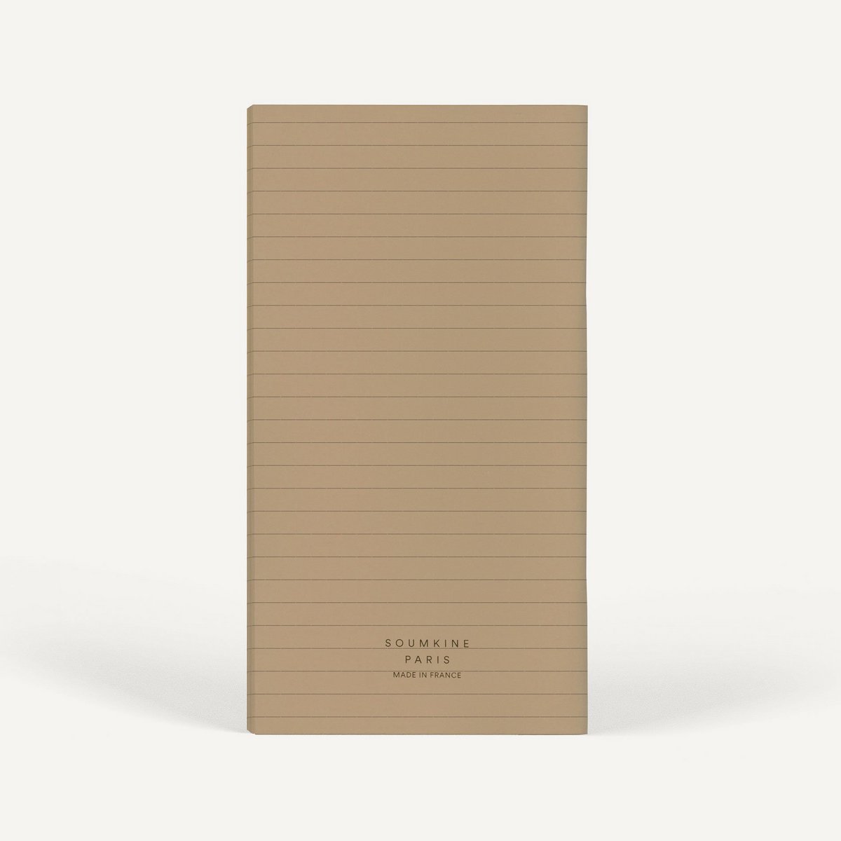 Zero-Waste Notebook RULED — Brown Sugar Color