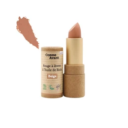 Organic lipstick with castor oil