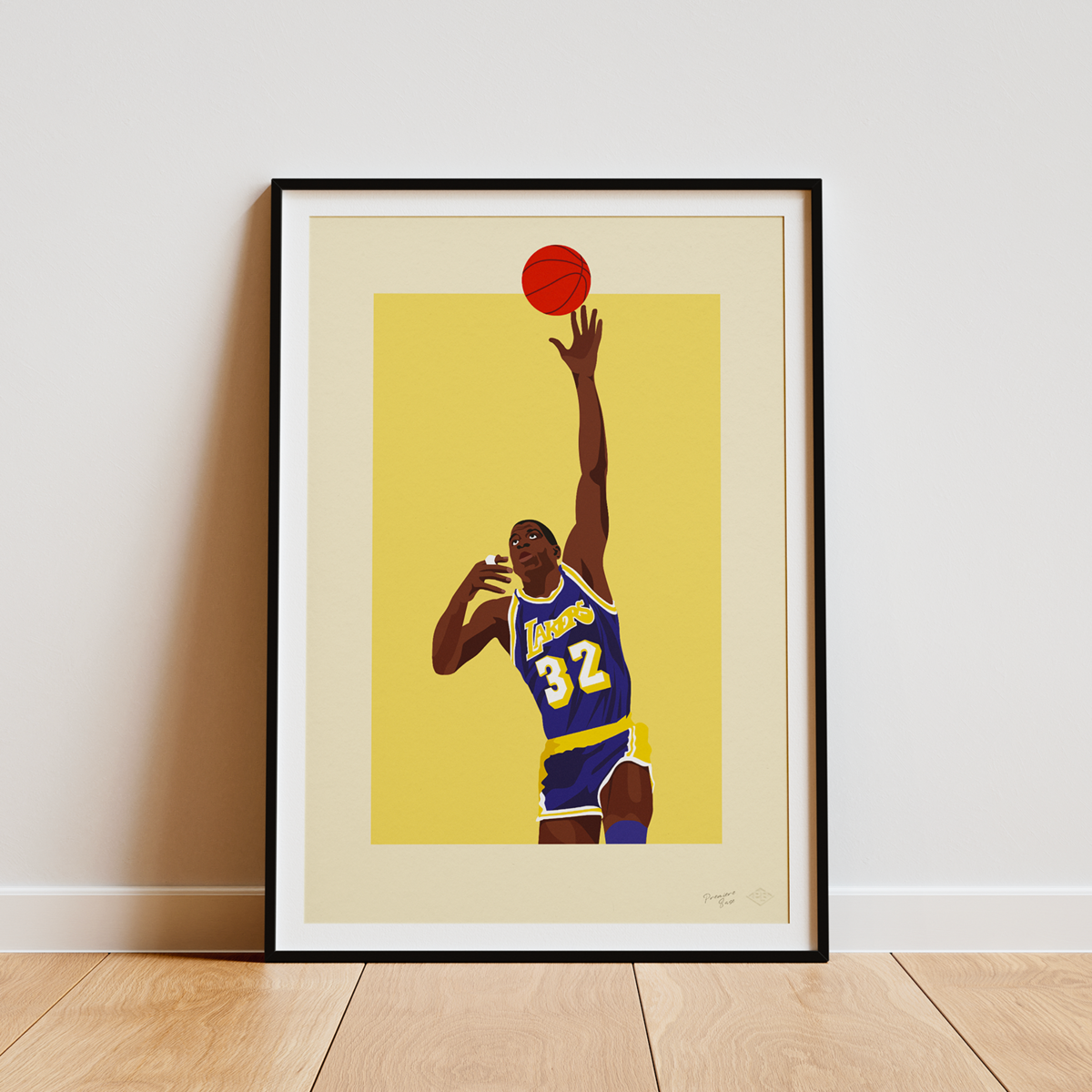 Poster "Magic Johnson" - A4 & 30x40cm - Art print