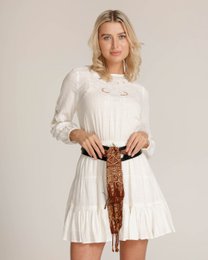 MADE TO ORDER Emi | Customizable Scarf Loops Leather Belt