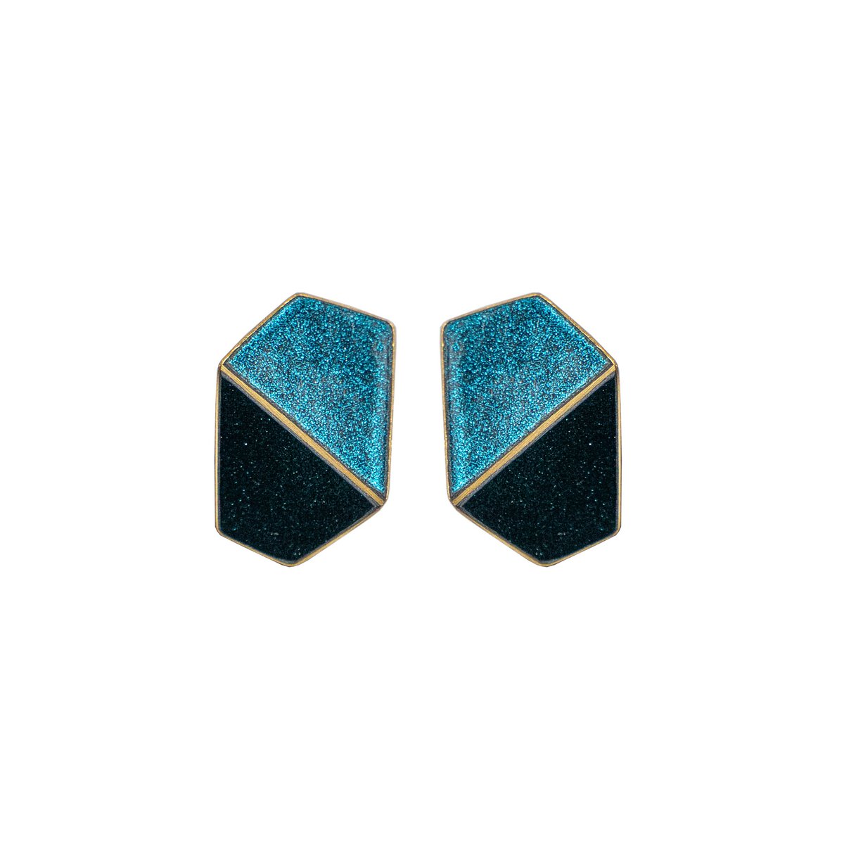 Pendientes Doblados Anchos BRILLANTES