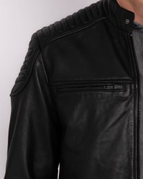 Hobbs │ Veste de moto en cuir masculin