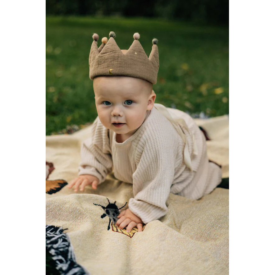 Corona per bambini TISU, tortora
