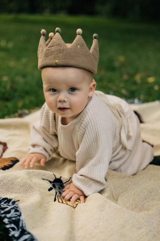 Corona per bambini TISU, tortora