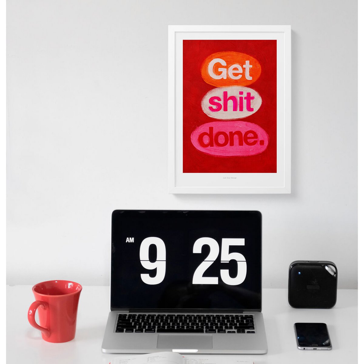 Get shit done | Illustration Poster Art Print