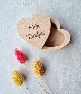 Mijn tandjes - doosje hart