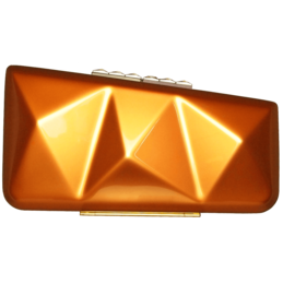Minaudière in metallischem Kupfer