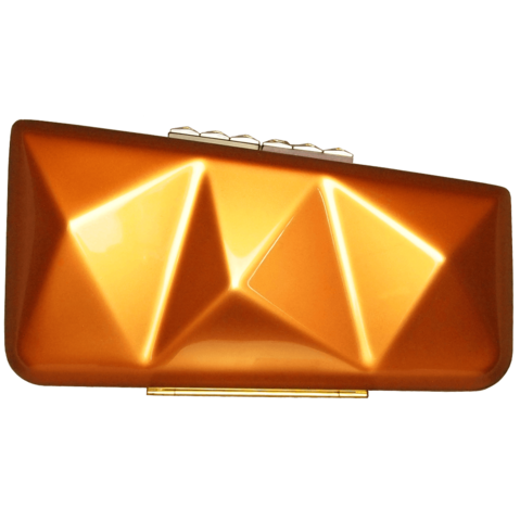 Minaudière in Metallic Copper