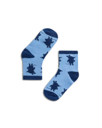 koaa – La Souris « Silhouette » – Chaussettes bleu/marine