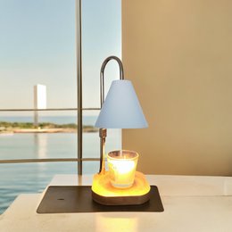 Zachte warmteverspreider - Candelia - elektrische brander voor geurkaars - geïntegreerde dimmer - decoratie en cadeau-idee