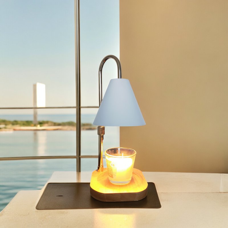 Zachte warmteverspreider - Candelia - elektrische brander voor geurkaars - geïntegreerde dimmer - decoratie en cadeau-idee