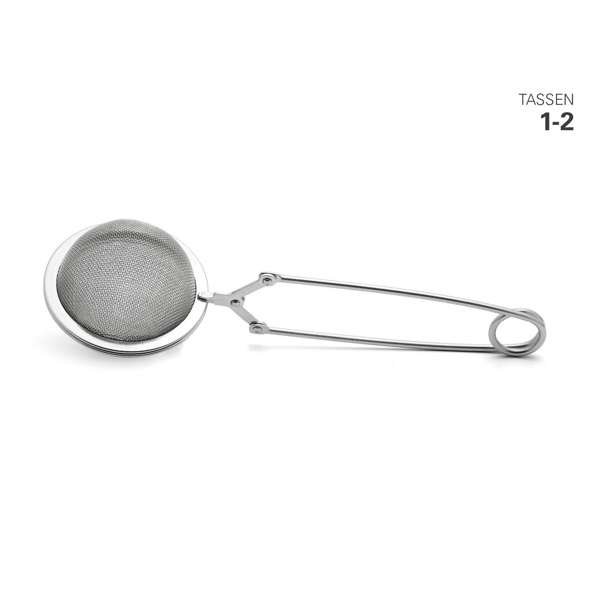 Tea brewer tongs made of stainless steel Ø 5 cm