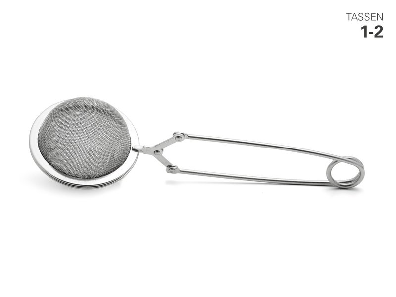 Tea brewer tongs made of stainless steel Ø 5 cm