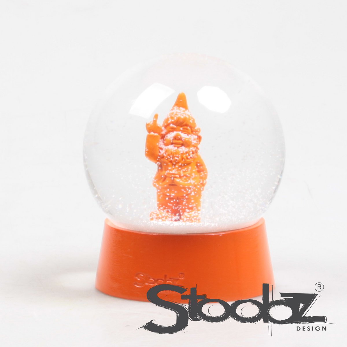 Schuddebol kabouter vous baise 10x10x12 cm orange