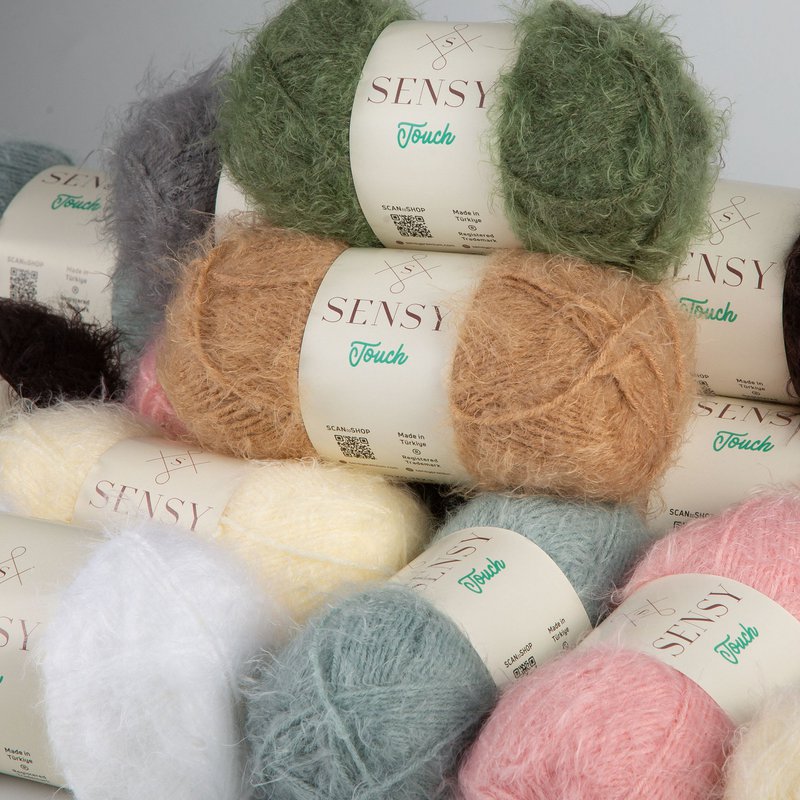 Filato Sensy Touch, 3,5 once, 268 iarde, calibro 3 leggero