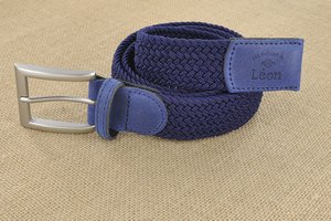 Braided belt Navy blue