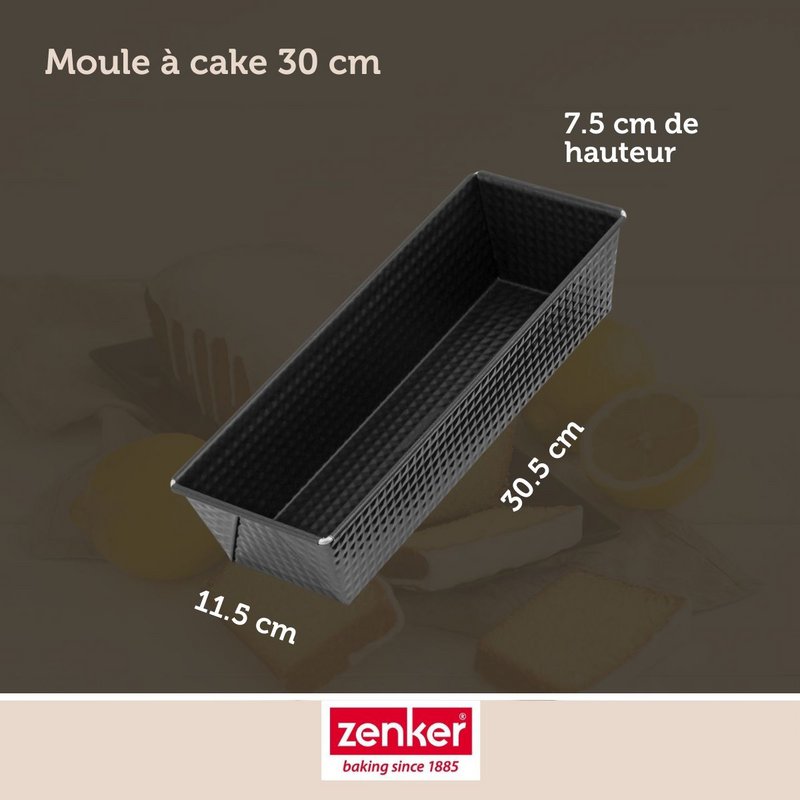 Zenker Black Metallic 12" kageform