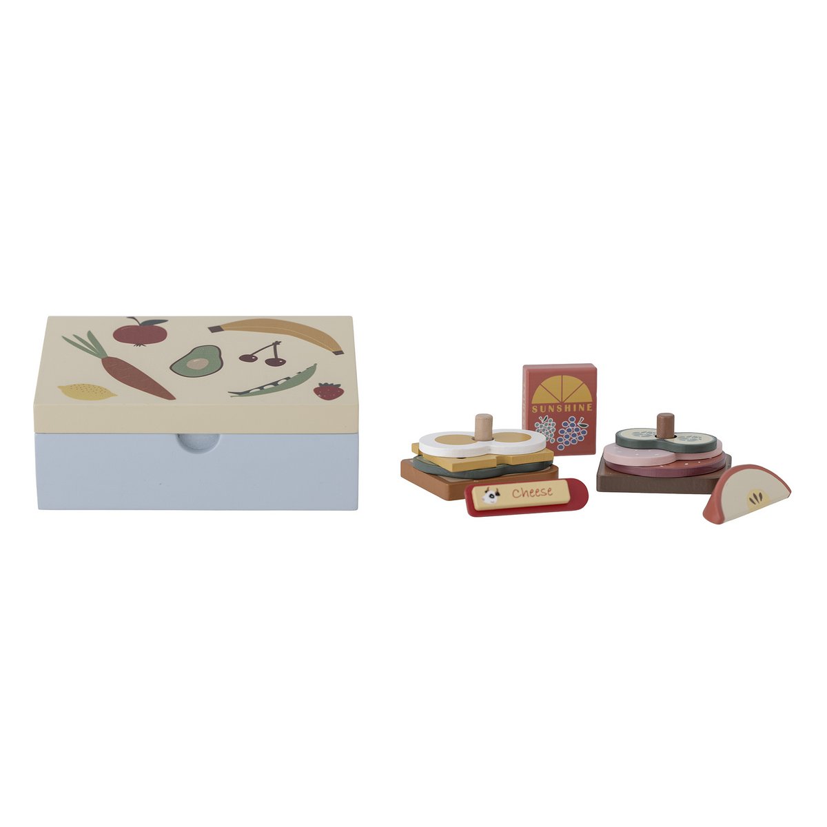 Thyra Spielset, Lunchbox, Blau, FSC® 100 %, MDF