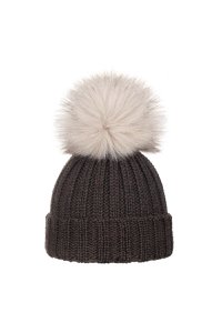 Czapka OLLO BABY – 100% wełny merino - brązowy
