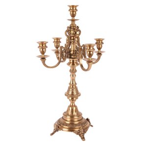 Candle Holder 53 cm - Gold - Brass