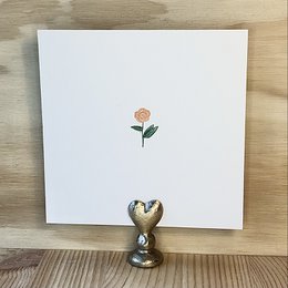 Kaart Bloempje Groen Blad