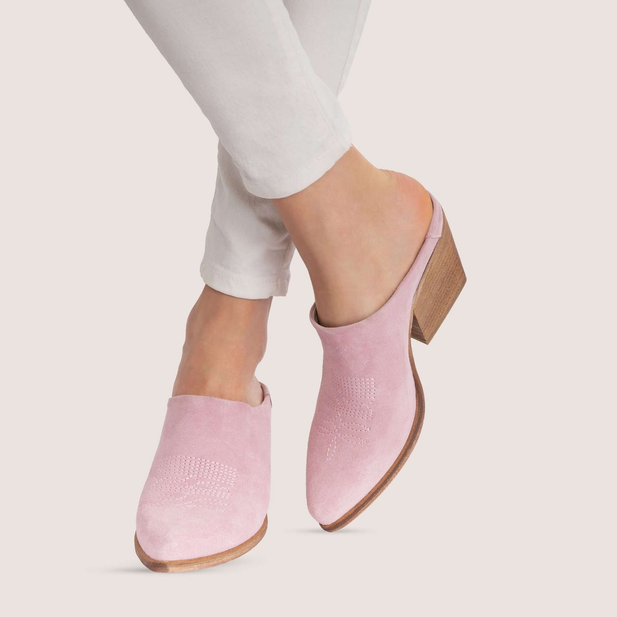 Mules roses Lola
