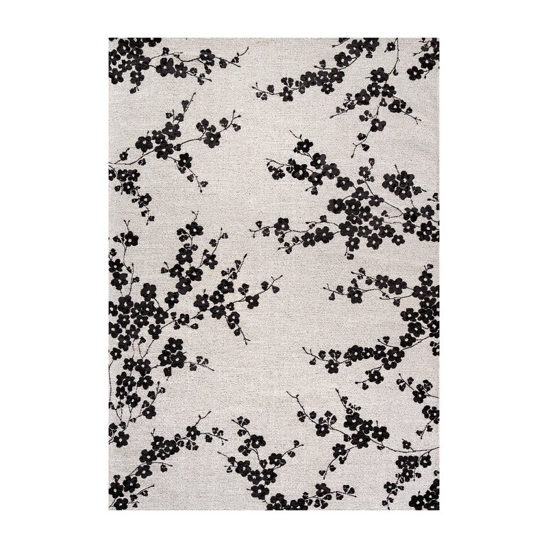 Eco Rug - Night Snow - Tæppe sort