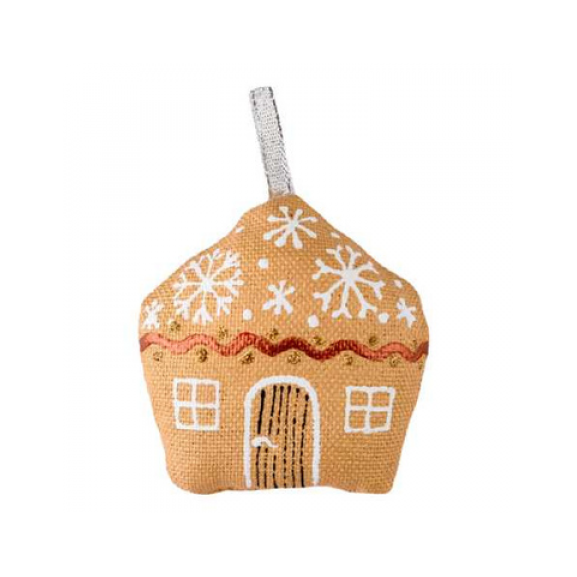 Christmas house golden