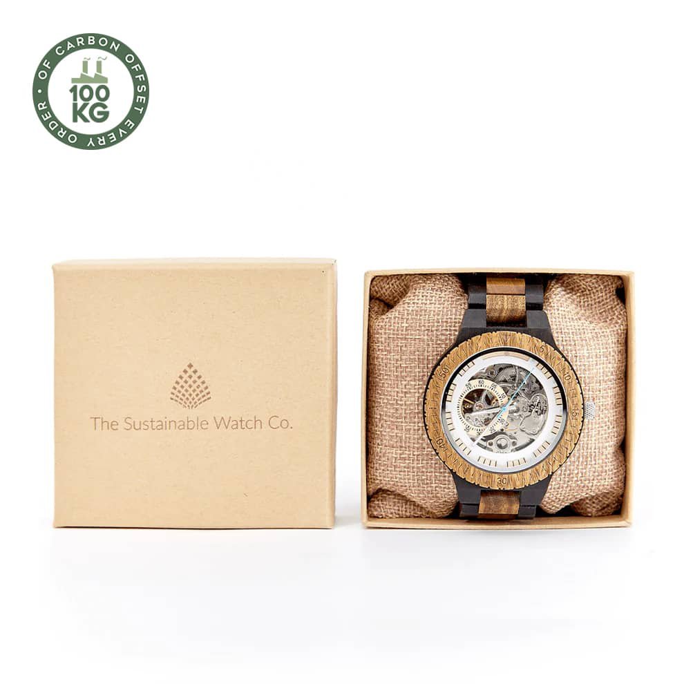 The Hemlock - Handmade Vegan Mechanical Wood Watch