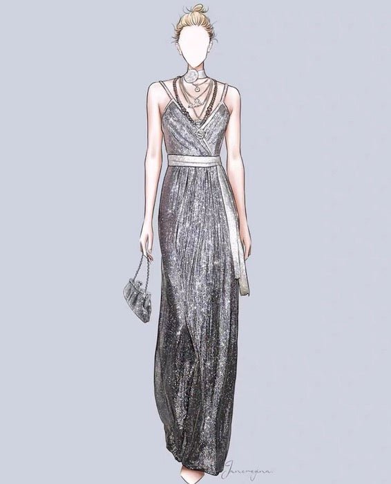 Luxe Diamond-Look Clutch-Gold & Silver