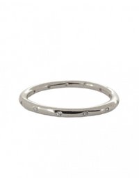 Bague cz bande
