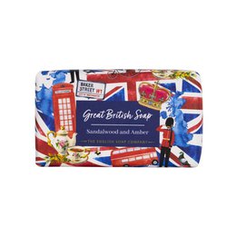 ENGELSK SÆBE C° 190g zeep - Great British Soap - Sandeltræ