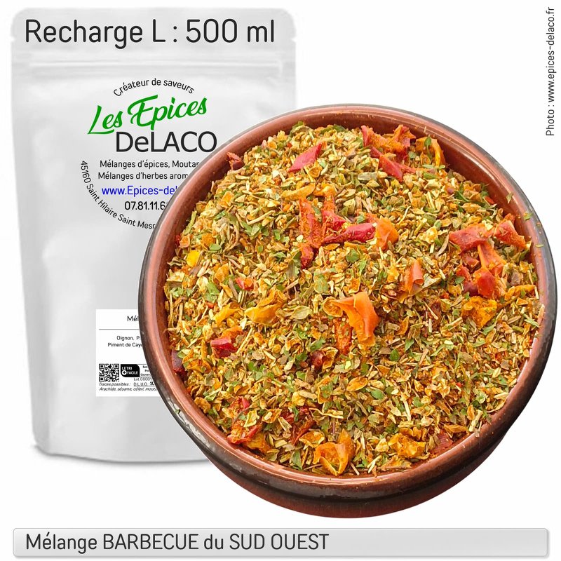 Southwest barbecue - Mixture of spice and aromat - eco recharge