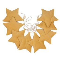 “Honey Dust” Velvet Garland with Stars