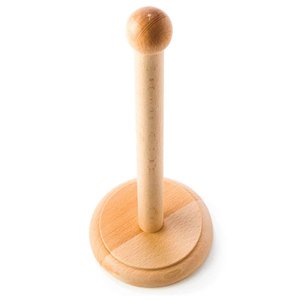 Wooden Kitchen Roll Holder - Paper Towel Holder 35 x 12 cm