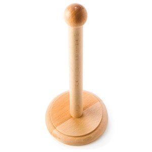 Wooden Kitchen Roll Holder - Paper Towel Holder 35 x 12 cm