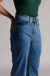 Flare Jeans - Høj talje - løse jeans