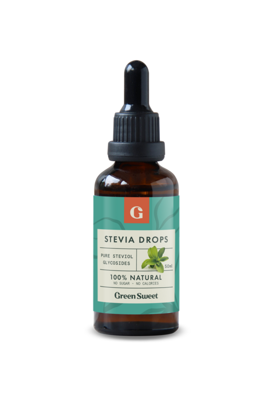 Płyn Stevia naturel 50 ml - zamiennik cukru