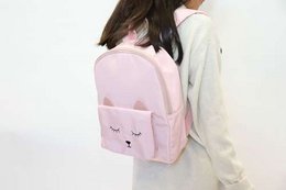 Mina kindermode dierenrugzak "klein katje" - Roze