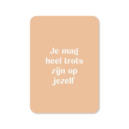 Carte Vous pouvez être très fier de vous