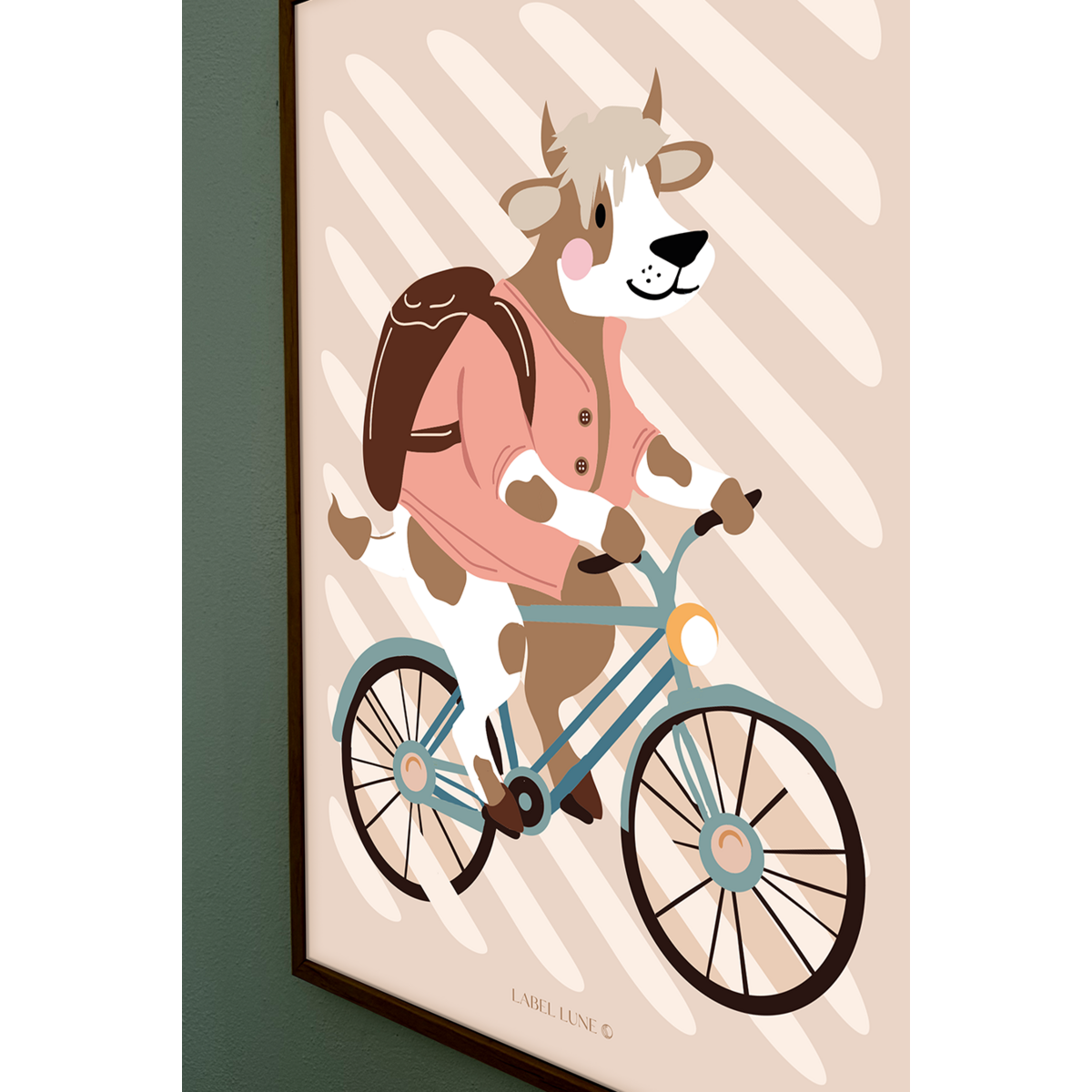 Poster Kinderzimmer - Koetje Suusie Nutztier