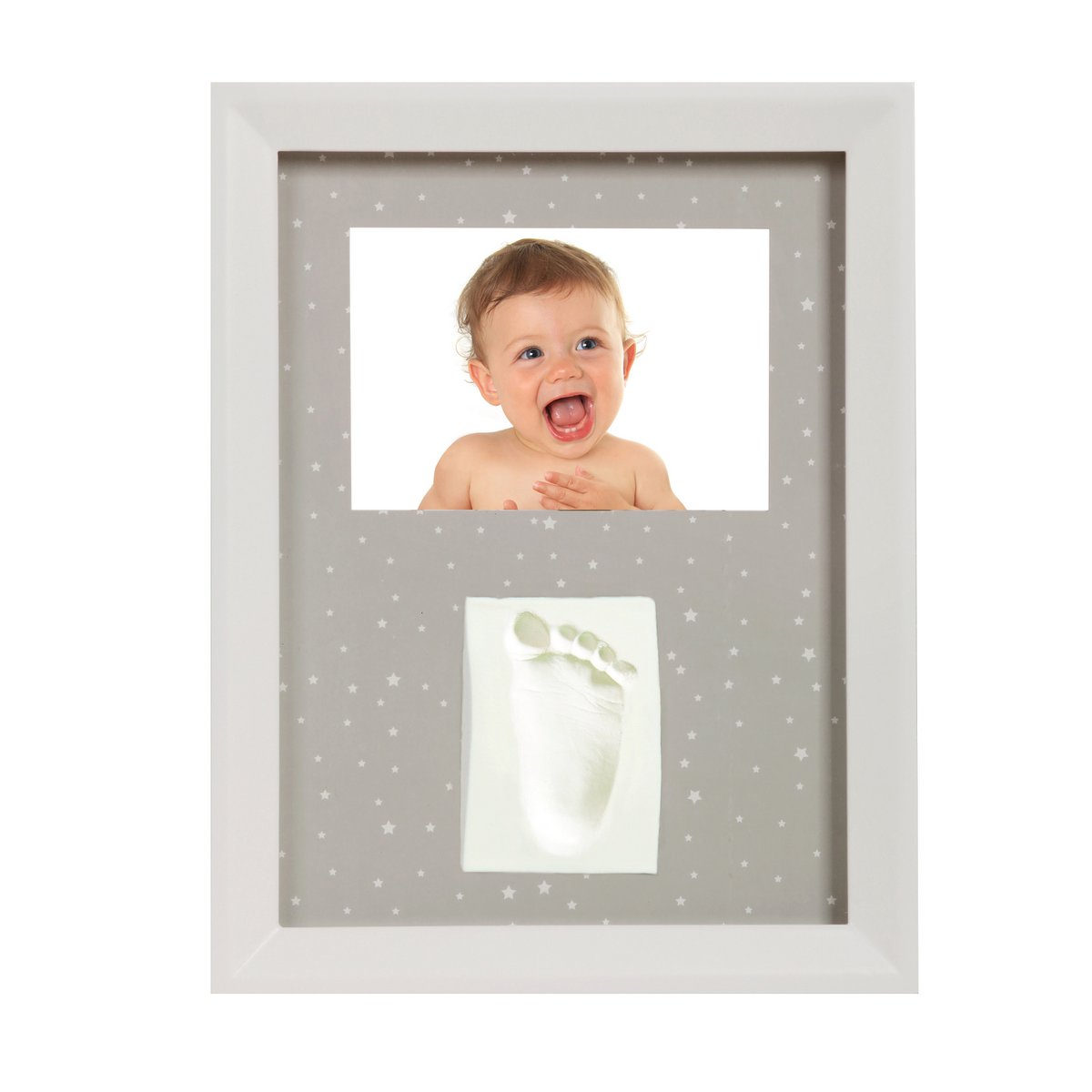 Adora Vertical Frame – Photo & Baby Hand/Footprint