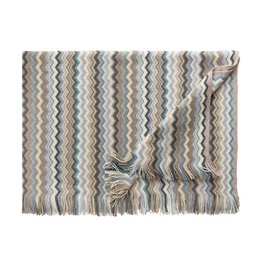 Plaid FIRENZE bleu clair