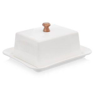 Boterschotel Porselein Witte Whiteline