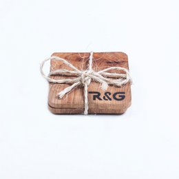 Untersetzer "R & G" - Zwei